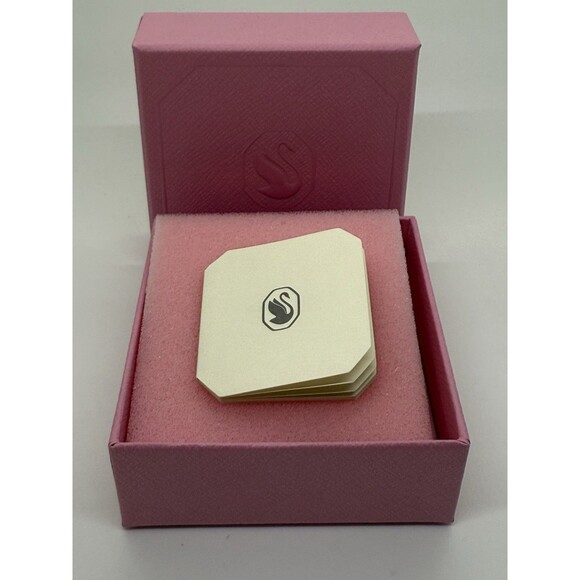 Swarovski Dangle Earrings Mesmera Mixed Cuts Crystal Rhodium Plated $150 New Tag - Picture 16 of 16